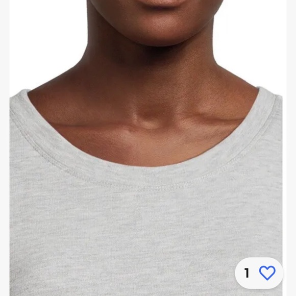 Time and Tru Women’s Gray Tiered Sweatshirt Dress Large (12-14) NEW - Picture 4 of 12